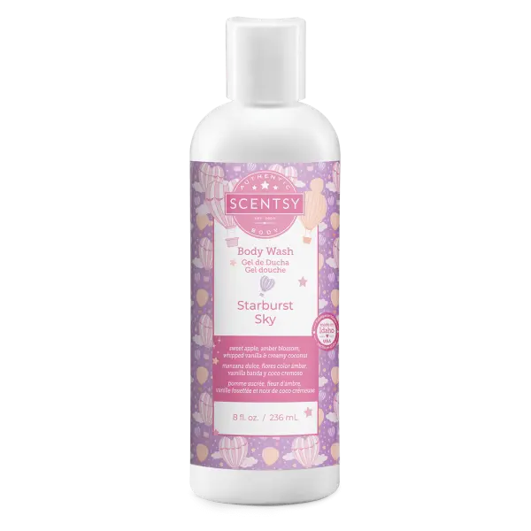 Starburst Sky Scentsy Body Wash bottle