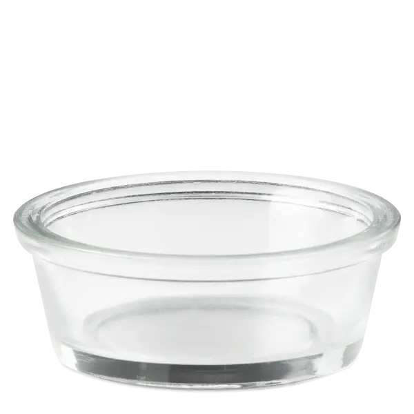 Clear Glass Round Lip replacement dish (80x25 mm)