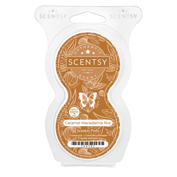 Caramel Macadamia Nut Scentsy Pod Twin Pack