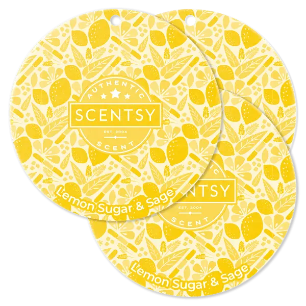 Lemon Sugar & Sage Scent Circle 3-Pack