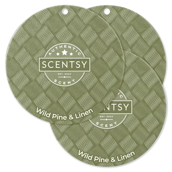 Wild Pine & Linen Scent Circle 3-Pack