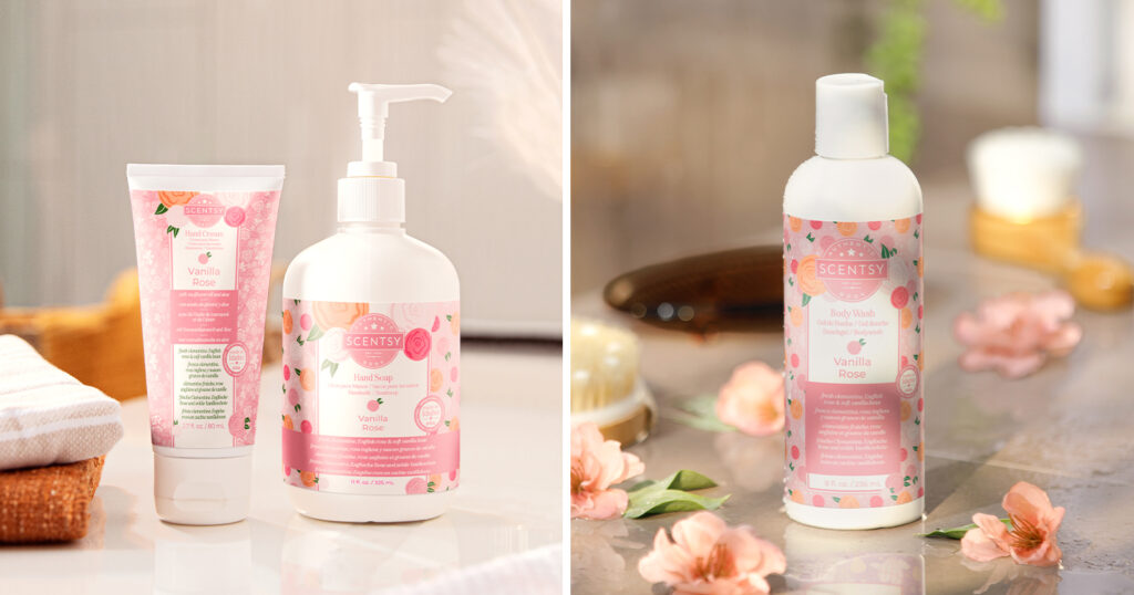 Scentsy body products collection for Scentsy Club automatic delivery