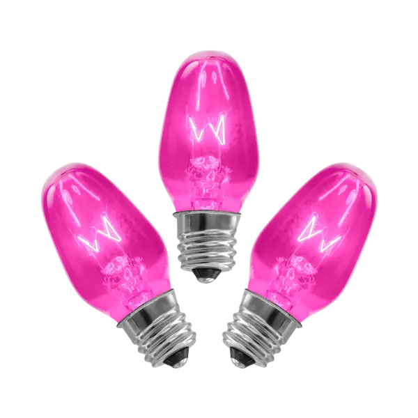 15-Watt Light Bulb - 3-pack - Pink