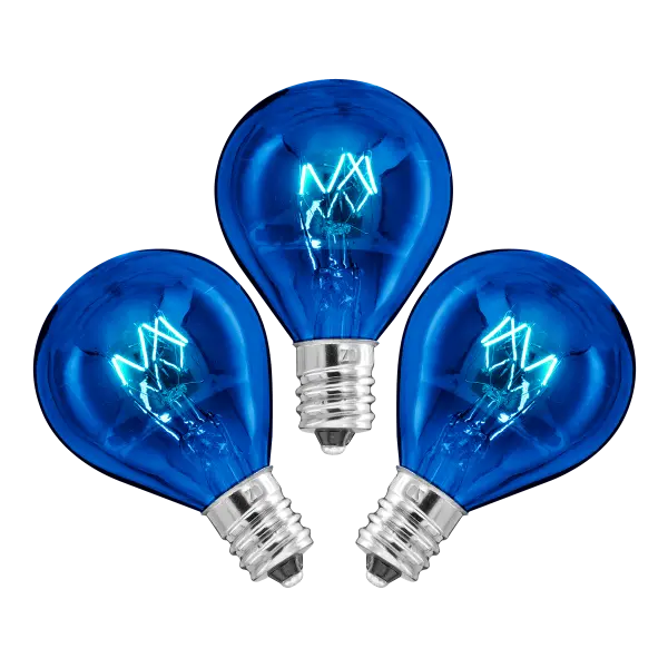 20-Watt Light Bulb - 3-pack - Blue