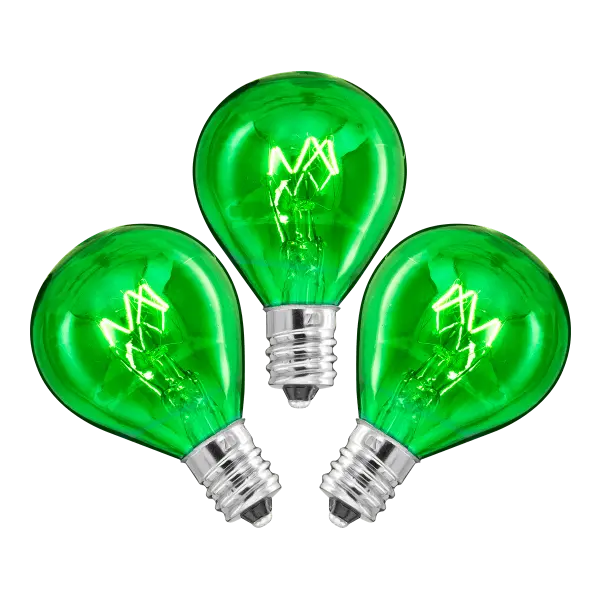 20-Watt Light Bulb - 3-pack - Green