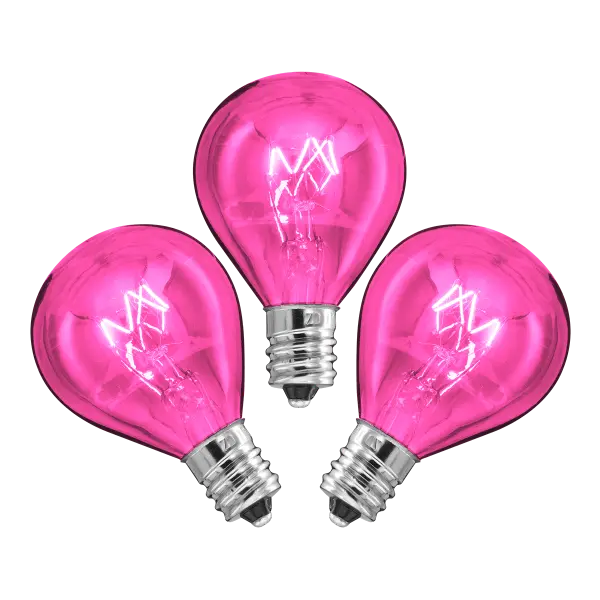 20-Watt Light Bulb - 3-pack - Pink