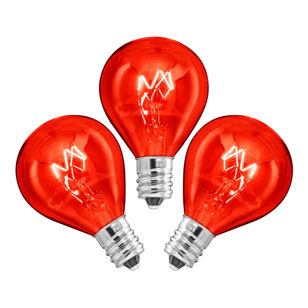 20-Watt Light Bulb - 3-pack - Red