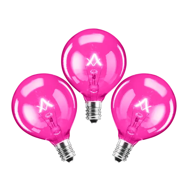 25-Watt Light Bulb - 3-pack - Pink