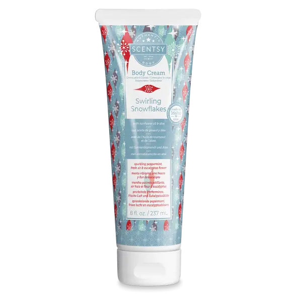 Swirling Snowflakes Body Cream