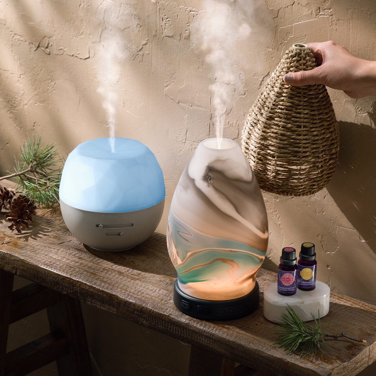 Shop Scentsy diffusers — essential oil and smart diffuser systems