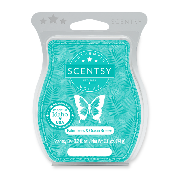 Palm Trees & Ocean Breeze Scentsy Bar