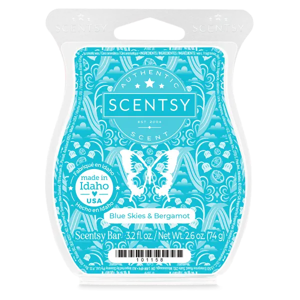 Blue Skies & Bergamot Scentsy Bar