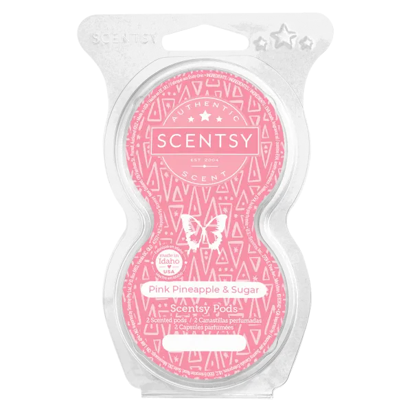 Pink Pineapple & Sugar Scentsy Pod Twin Pack