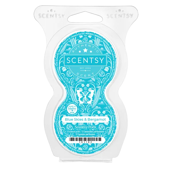 Blue Skies & Bergamot Scentsy Pod Twin Pack