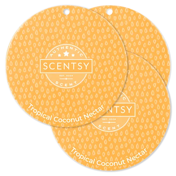Tropical Coconut Nectar Scent Circle 3-Pack
