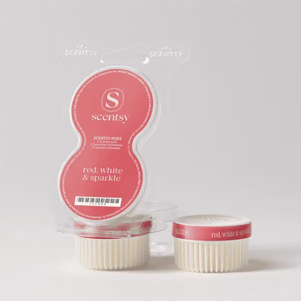 Red, White & Sparkle Scentsy Pod Twin Pack