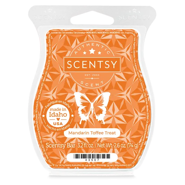 Mandarin Toffee Treat Scentsy Bar