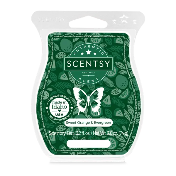 Sweet Orange & Evergreen Scentsy Bar