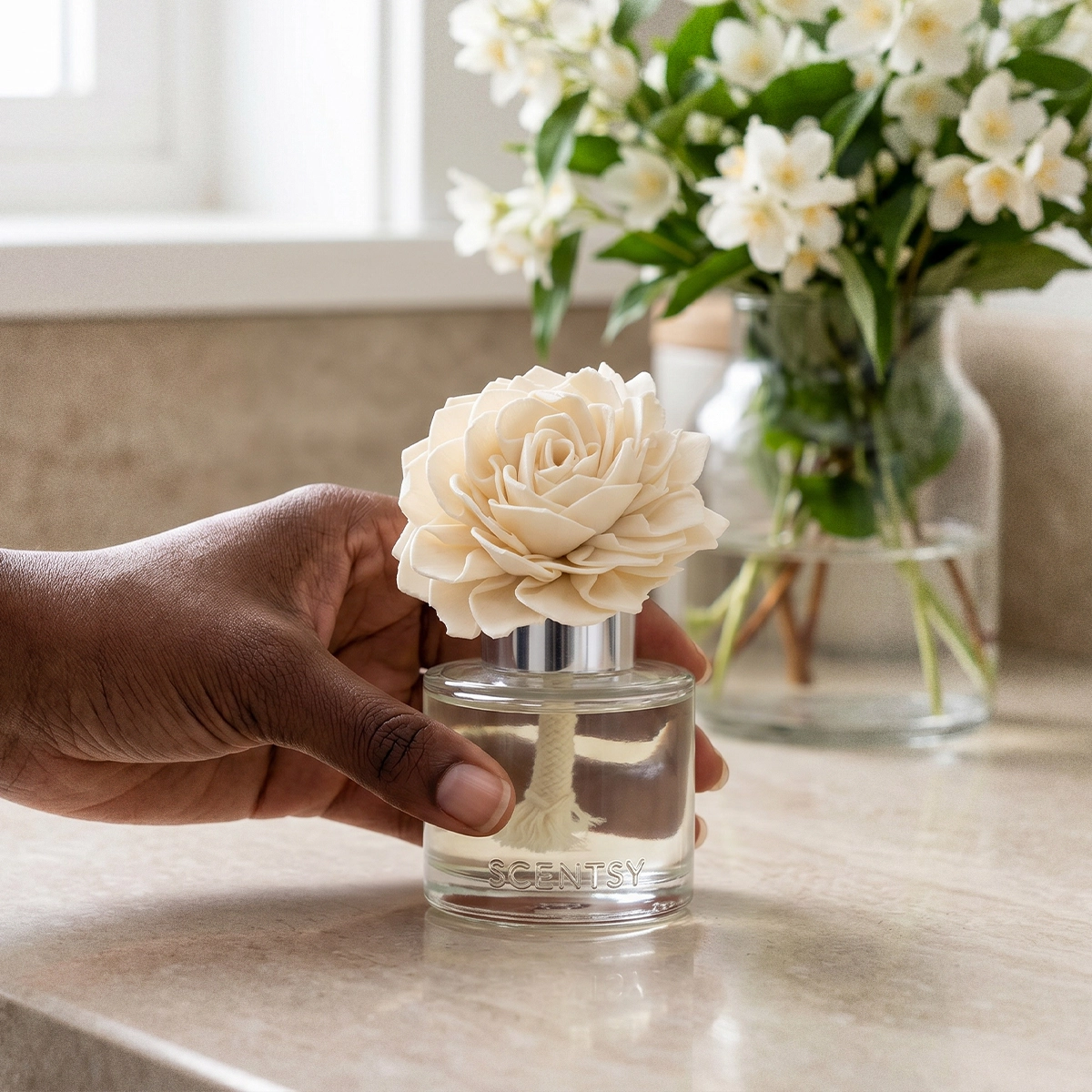 Snowberry – Dahlia Darling Fragrance Flower photo 6