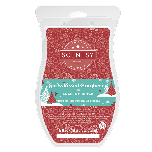 Snowkissed Cranberry Scentsy Brick