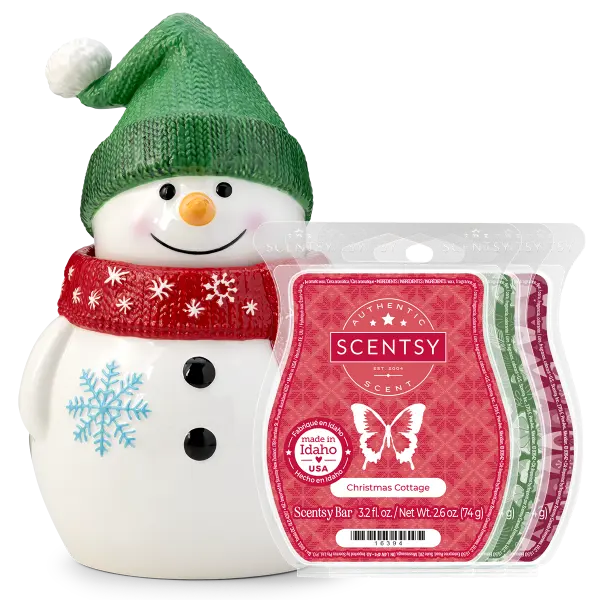 Looks Like Snow Warmer + 3 Scentsy Bars
