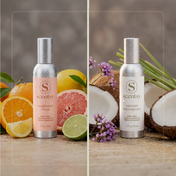 Sunkissed Citrus + Coconut Lemongrass Room Spray Bundle