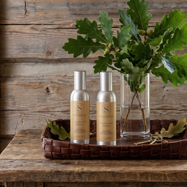 Weathered Leather Room Spray 2-pack