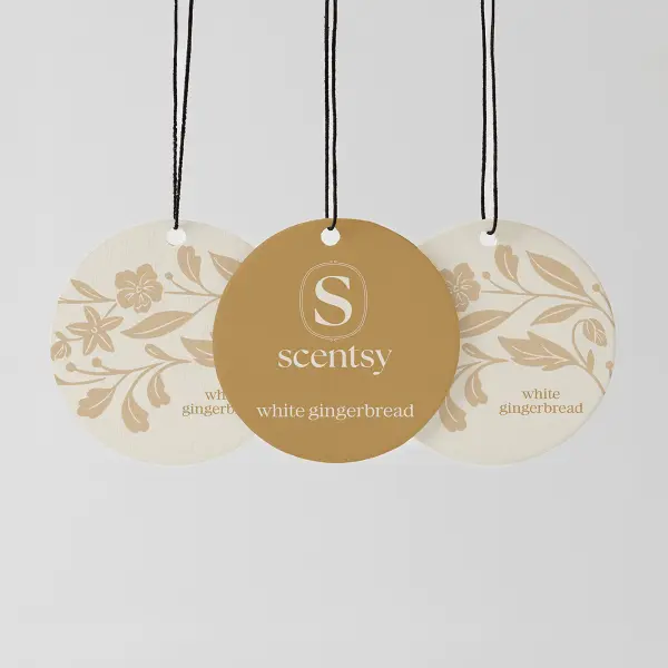 White Gingerbread Scent Circle 3-Pack